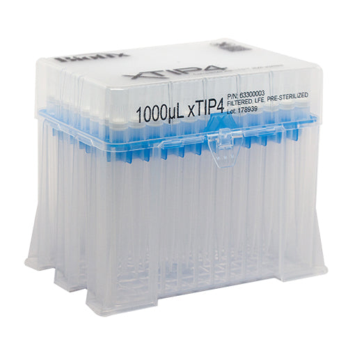 Biotix LTS Fit 1000 μL Racked, Filtered, Sterilized Pipette Tips