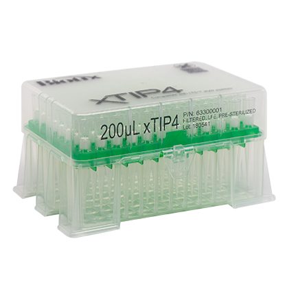 Biotix LTS Fit 200 μL Racked, Filtered, Sterilized Pipette Tips