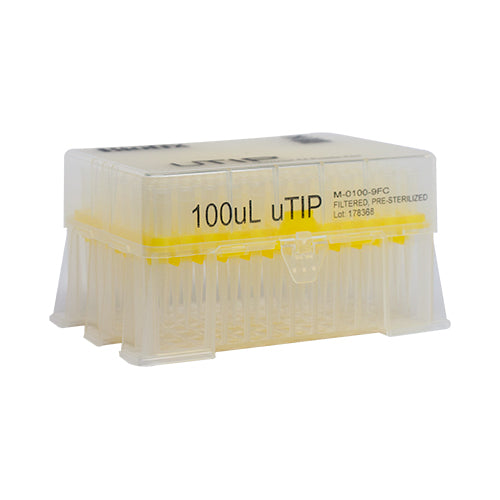 Biotix Universal Fit 100 μL Racked, Filtered, Sterilized Pipette Tips