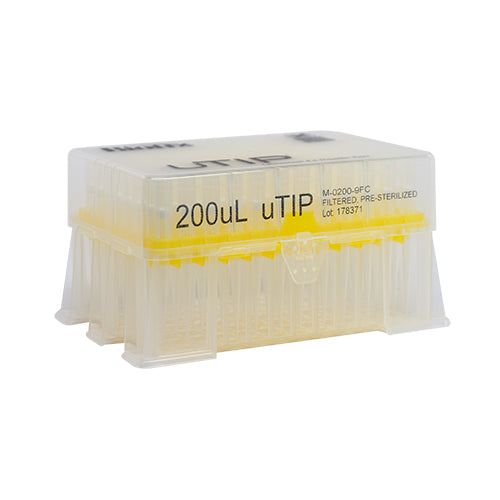 Biotix Universal Fit 200 μL Racked, Filtered, Sterilized Pipette Tips