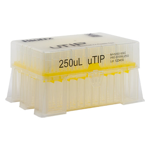 Biotix Universal Fit 250 μL Racked, Sterilized Pipette Tips