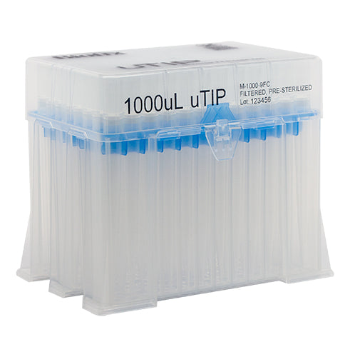 Biotix Universal Fit 1000 μL Racked, Sterilized Pipette Tips