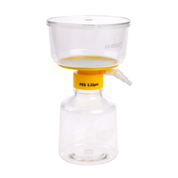 500mL Filter System, 0.22μm PES Filter, 90mm Diameter, Sterile